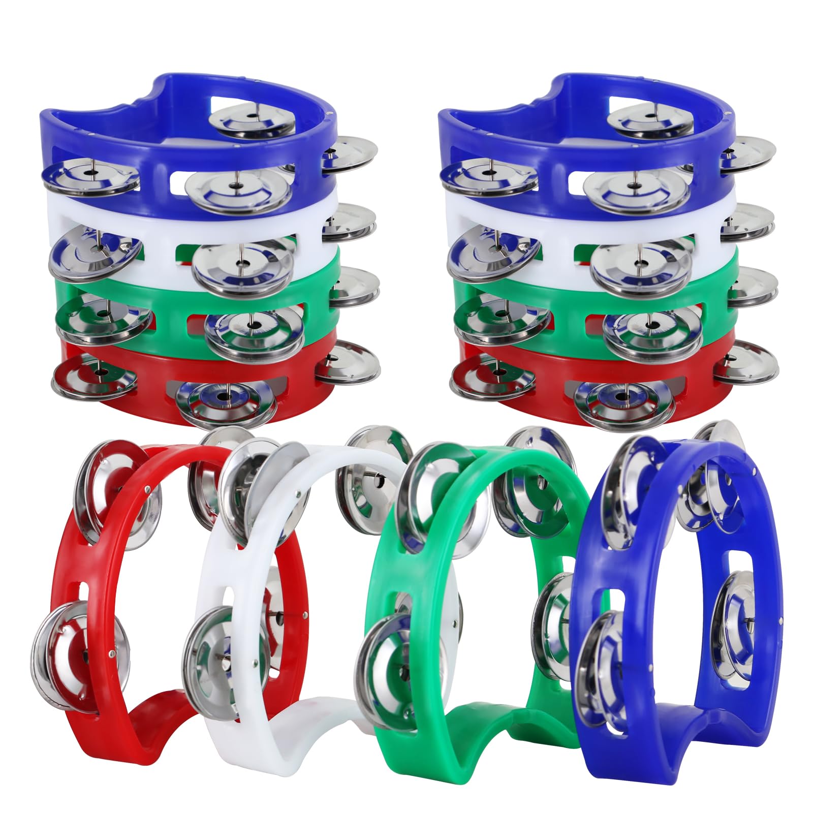 ③ ekko 様 tambourine Atlas AP-04R Half Moon Tambourine, Red | Hobgoblin Music USA
